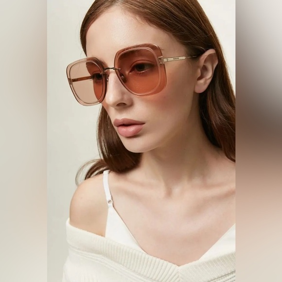 💯- New Authentic DIOR ULTRADIOR SU OVERSIZED SQUARE SUNGLASSES IN PINK - Picture 4 of 16